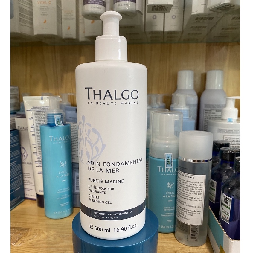 KT17001 Thalgo Gentle Purifying Gel -Gel rửa mặt và tẩy trang dành cho da hỗn hợp và da nhờn