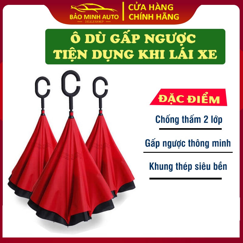 Ô Dù Mở Ngược Chuyên Dùng Cho Ô Tô Thiết Kế Thông Minh