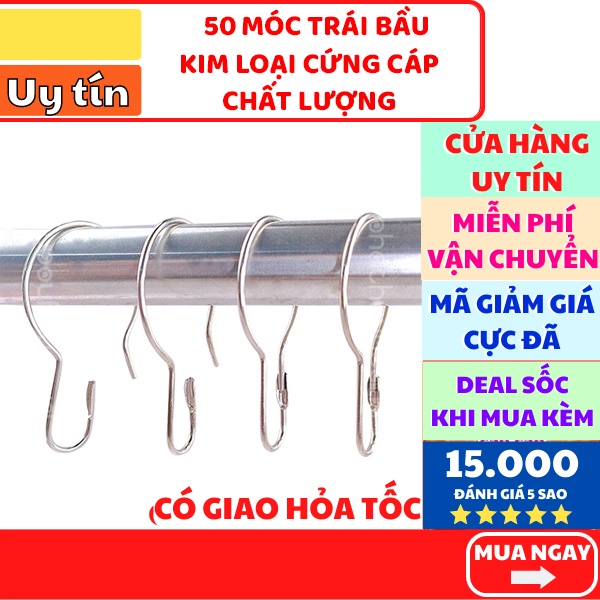 Móc kim loại treo rèm cửa sổ đa dụng chịu lực chắc chắn tiện dụng giá rẻ – Phát Huy Hoàng