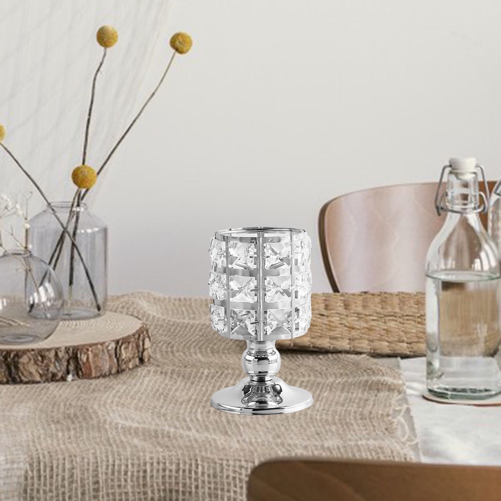 Giá đỡ Pha lê thêu nến Tiệc để bàn Đồ trang trí trung tâm Nến Stick Home Candelabrum Trang trí