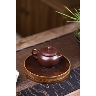Ấm Tử Sa Nghi Hưng Thủy Bình 160 ml (Tử Ngọc Kim Sa)