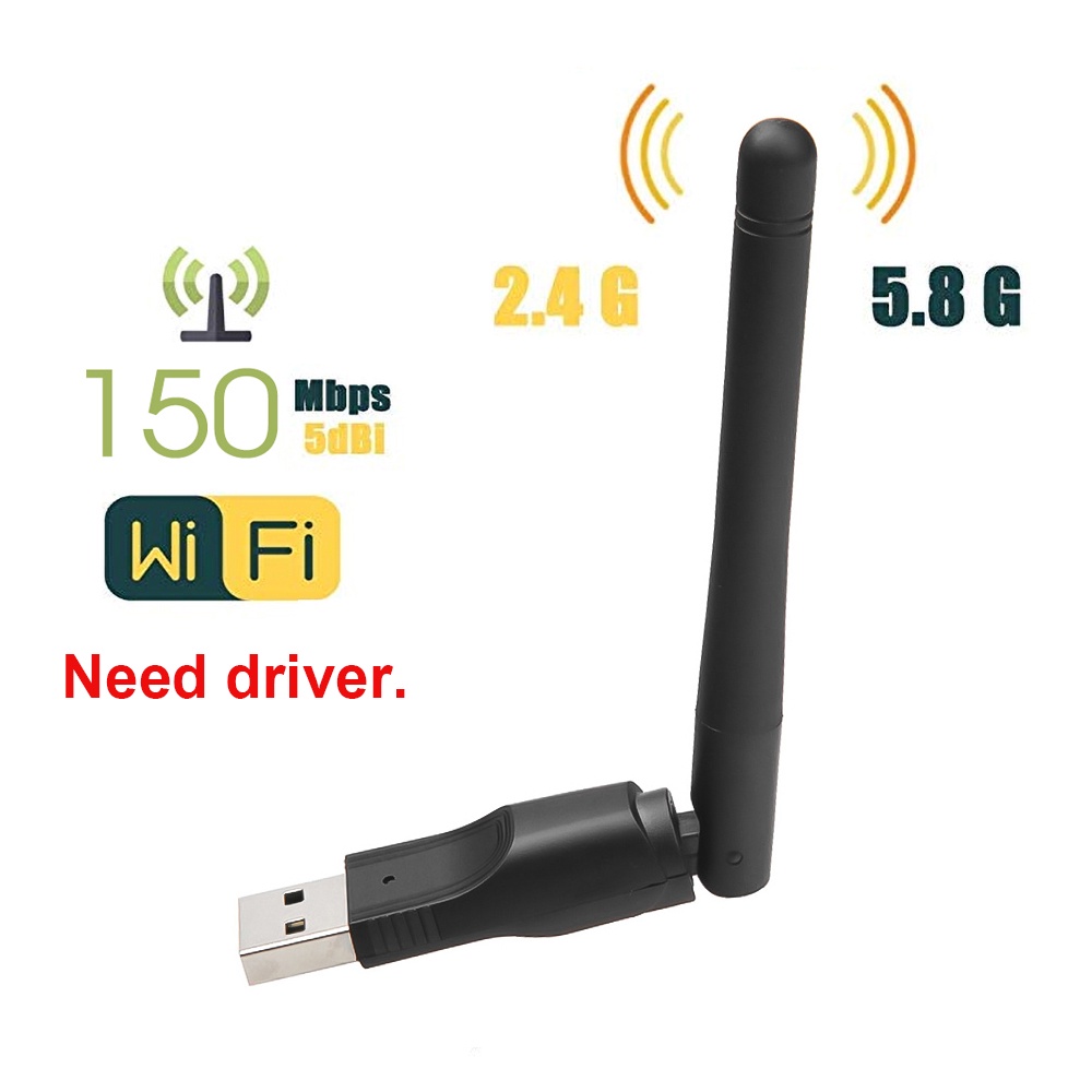 USB Wifi USB thu Wifi Có Anten không dây 5GHz 2.4GHz 600Mbps cho máy tính/laptop | BigBuy360 - bigbuy360.vn