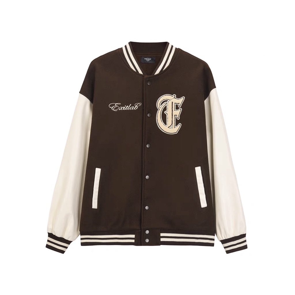 Áo khoác Varsity Black Of Exit 🔥
