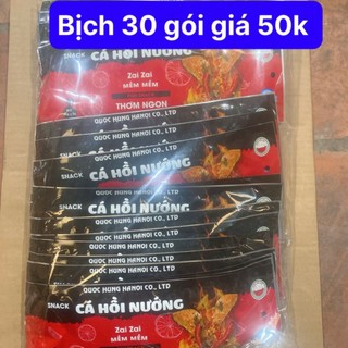 Bịch 30 gói snack cá hồi nướng siêu ngon