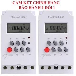 Bộ 2 công tắc hẹn giờ kg316t-ii 16 chương trình công suất lớn 25A 220V o cam hen gio timer hen gio