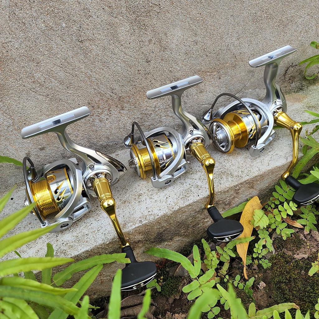 Máy câu cá  cao cấp máy câu lure kim loại cối nông và cối vừa siêu êm REELSKING XT