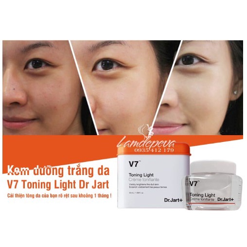 Kem Dưỡng Trắng Da V7 Toning Light Dr.Jart+ Hàn Quốc (free ship) | BigBuy360 - bigbuy360.vn