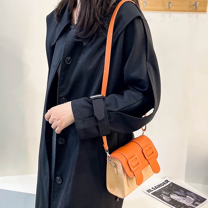 Túi Đeo Chéo mini Hình Vuông Màu Sắc Dễ Thương Phong Cách Hàn Quốc Thời Trang Cho Nữ