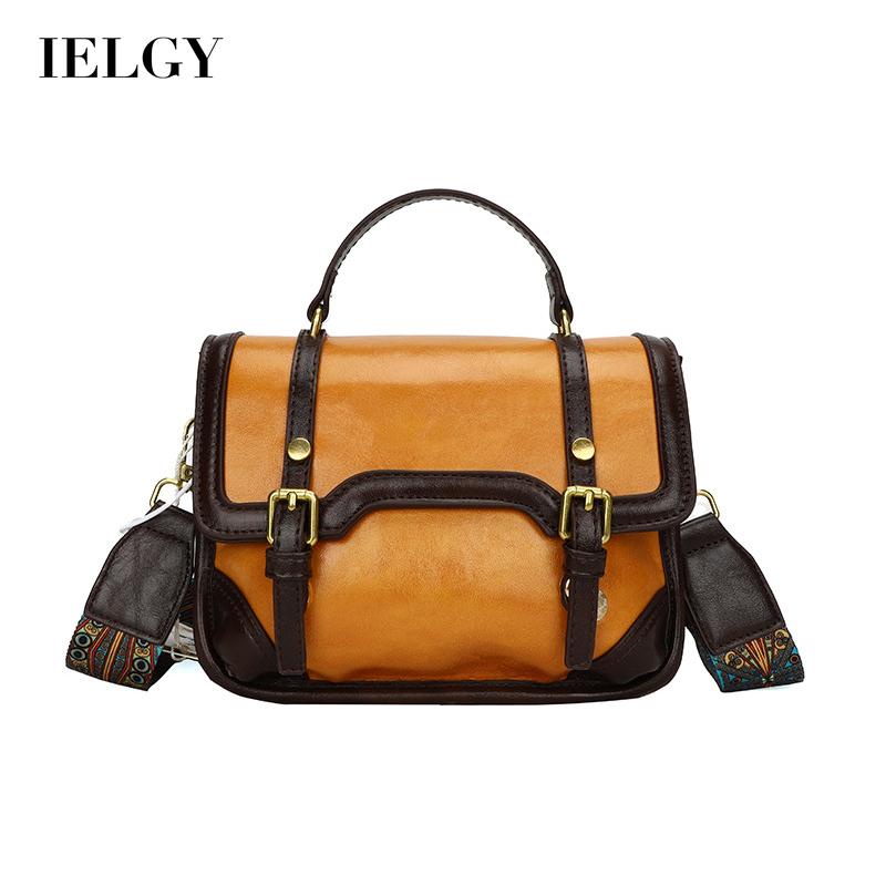 IELGY Túi Đeo Chéo Phong Cách retro Dễ Phối Đồ Thời Trang Cho Nữ