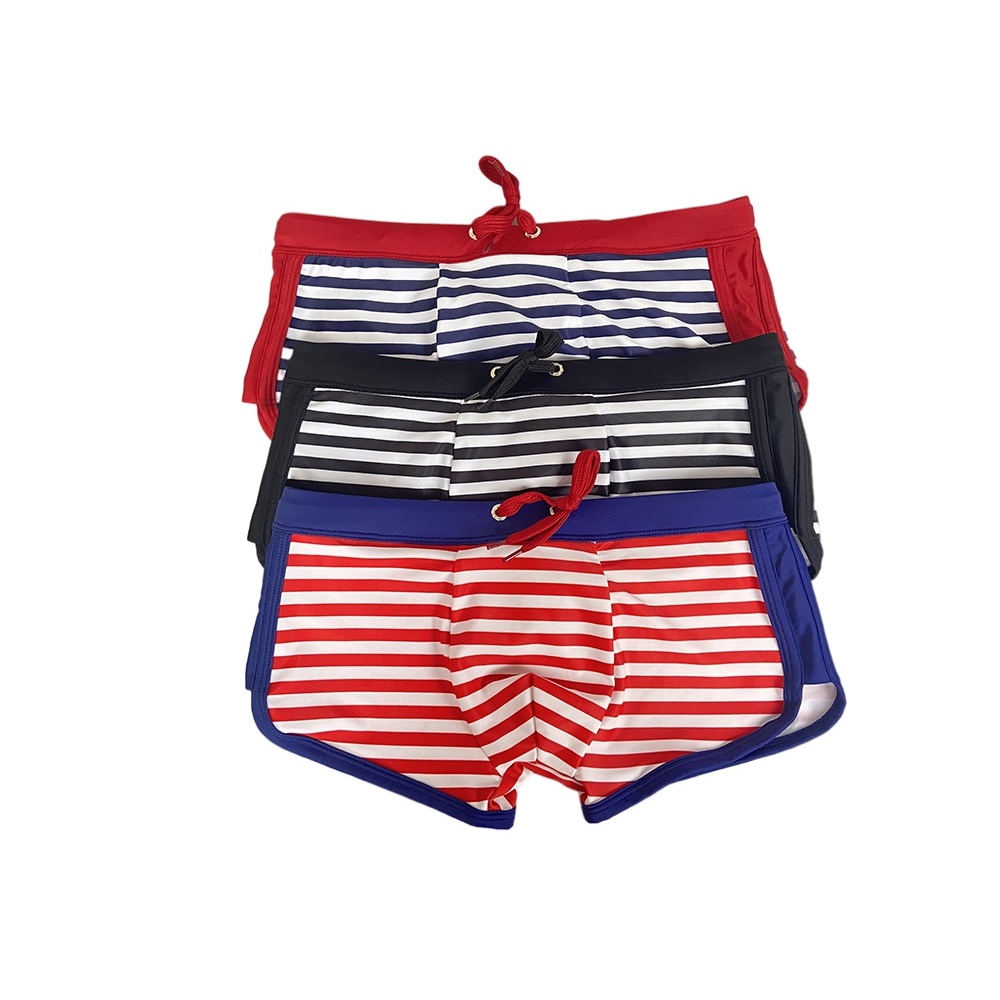 Quần Bơi Boxer Kẻ Sọc Thời Trang Trẻ Trung Dành Cho Nam GG519