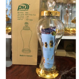 Bình Thủy Tinh Ngâm Rượu HS 2L - Thủy Tinh Bắc Hải