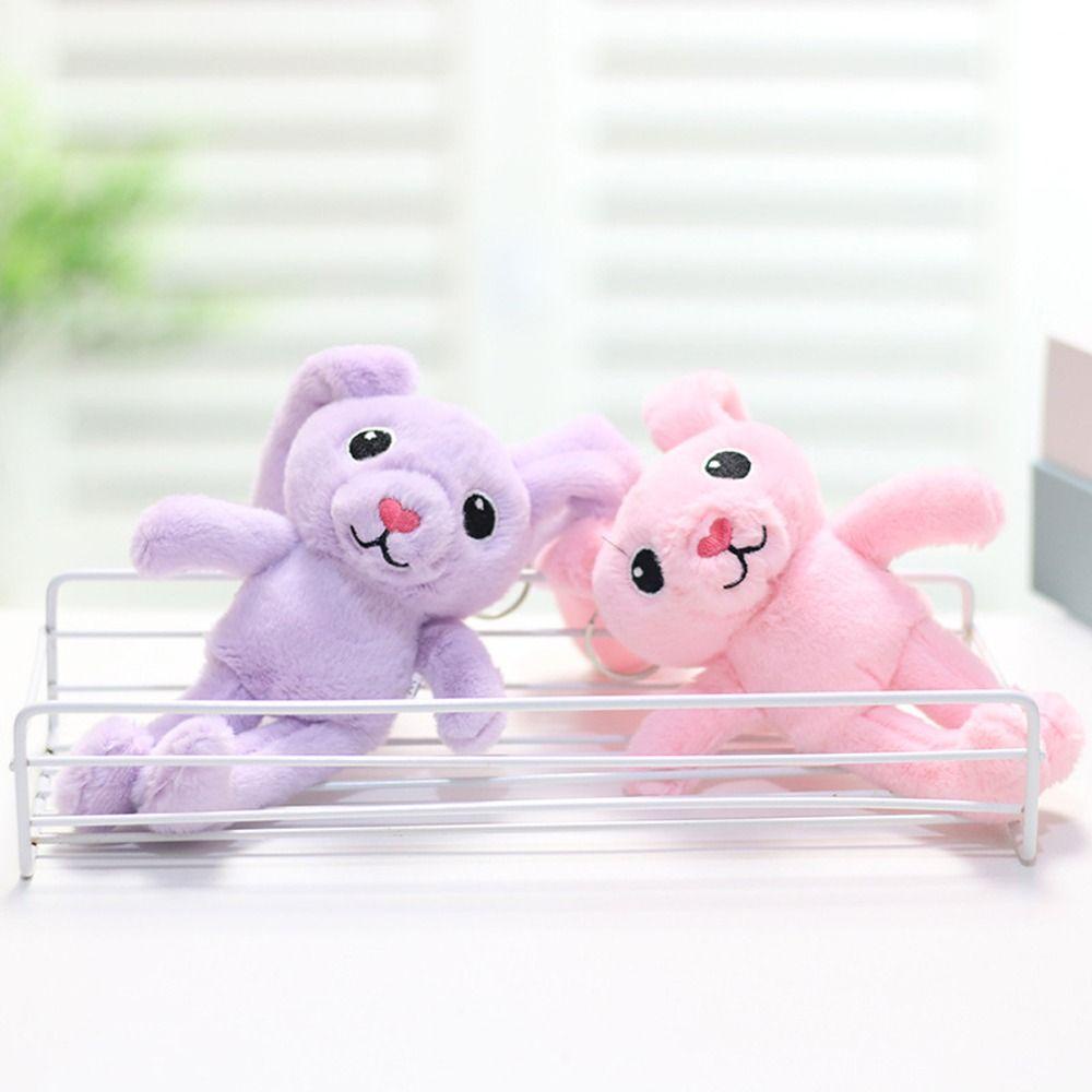 Móc Khóa Hình Thỏ Nhồi Bông Xinh Xắn