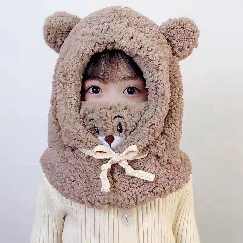 Mũ trẻ em khăn quàng một chiếc mùa thu đông dễ thương