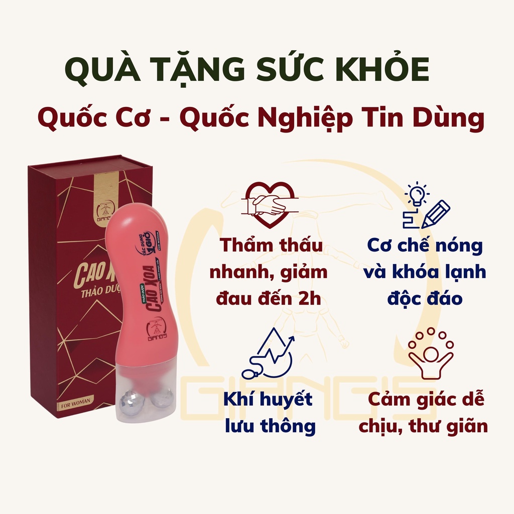 Herbal Gel for woman 150ml - Dầu xoa bóp massage đầu lăn giảm đau nhanh hương dịu nhẹ dành cho nữ