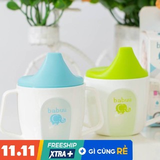 Cốc tập uống nước babuu có núm chống sặc