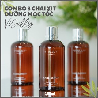 [PHỤC HỒI - HỖ TRỢ HÓI] COMBO TIẾT KIỆM 3 Chai Tinh Dầu Bưởi Vi Jully Ngăn Ngừa Rụng Tóc Kích Thích Mọc Tóc