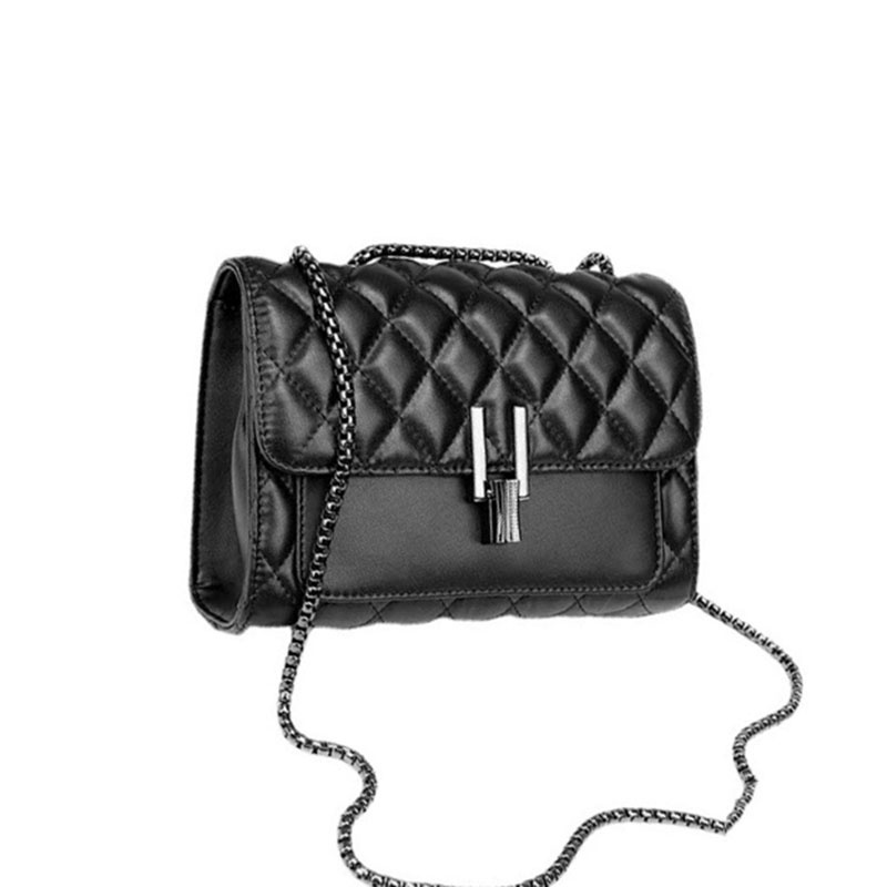 IELGY Túi Đeo Chéo Dây Xích Hình Thoi Thời Trang Cho Nữ