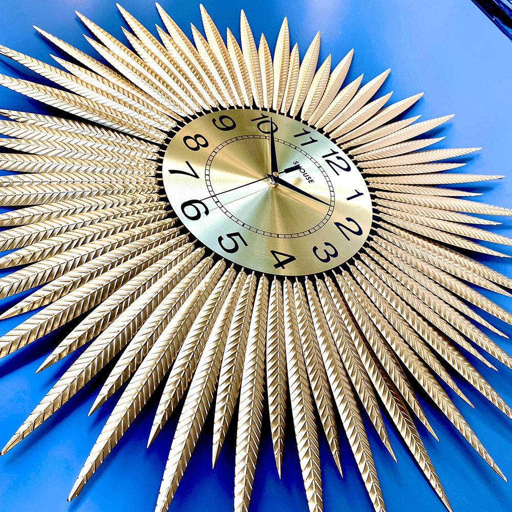 Đồng Hồ Trang Trí Treo Tường Cao Cấp Shouse A63 máy kim trôi không gây tiếng động decor nghệ thuật cho phòng khách