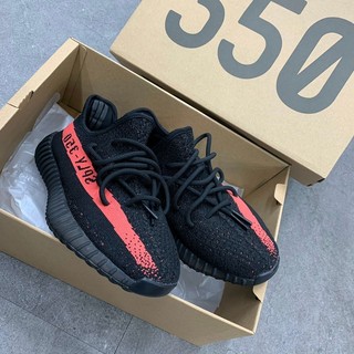 [CHÍNH HÃNG - EARLY RELEASE 🔥] Giày Yeezy Boost 350 V2 Core Black Red / Stripe (BY9612)