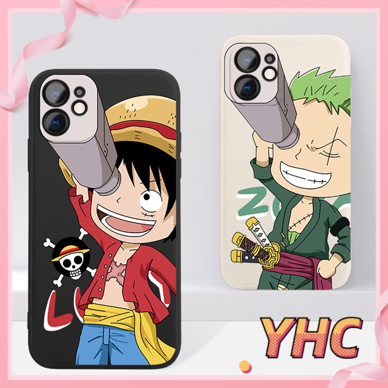 Ốp Điện Thoại Họa Tiết One Piece Luffy Cho iPhone 6s 6splus 7 7plus 8 8plus X XS 11 12 Pro Max Plus Promax-3065