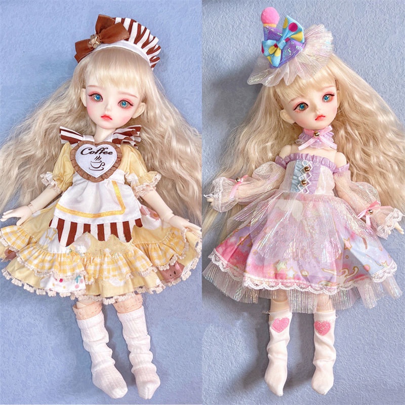 Đầm lolita Cho Búp Bê 28cm Tỉ Lệ 1 / 6 Dễ Thương