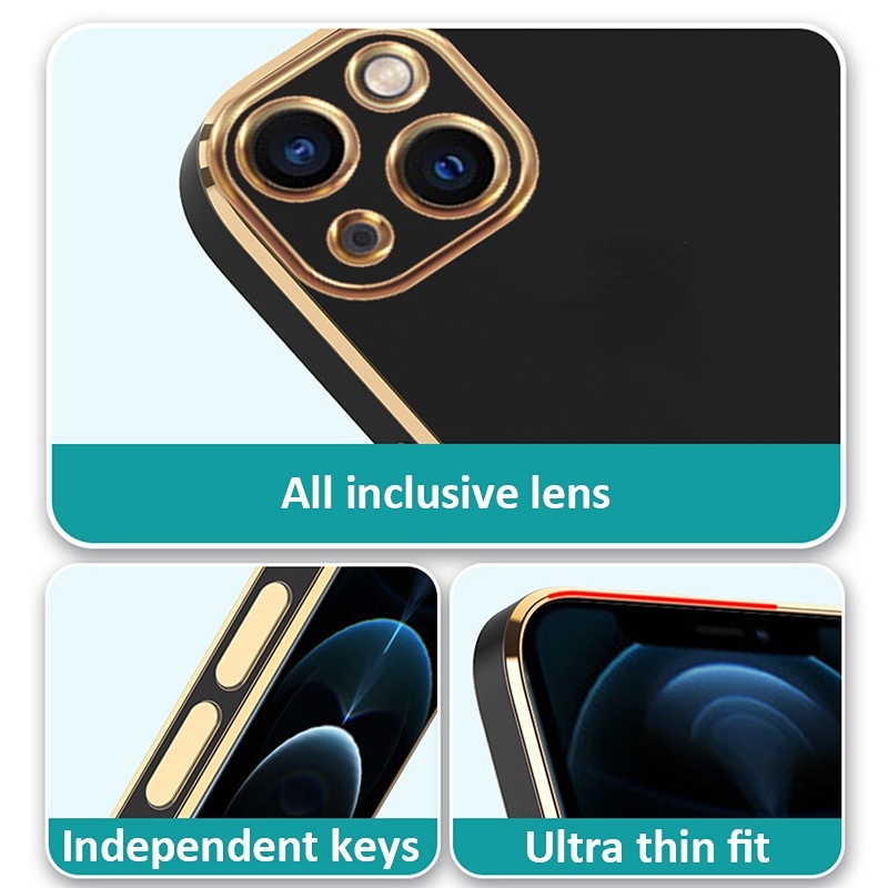 Ốp Điện Thoại Mạ 6D Sang Trọng Cho Realme 8 Pro 5 5s 5i 6i 7i 8i C20 C20a C17 C11 2021 Narzo 50