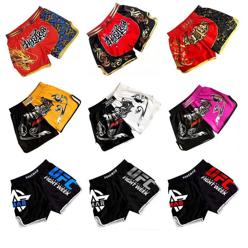 Quần Short Tập Boxing / Muay Thai Phong Cách Thể Thao Cho Nam Giới
