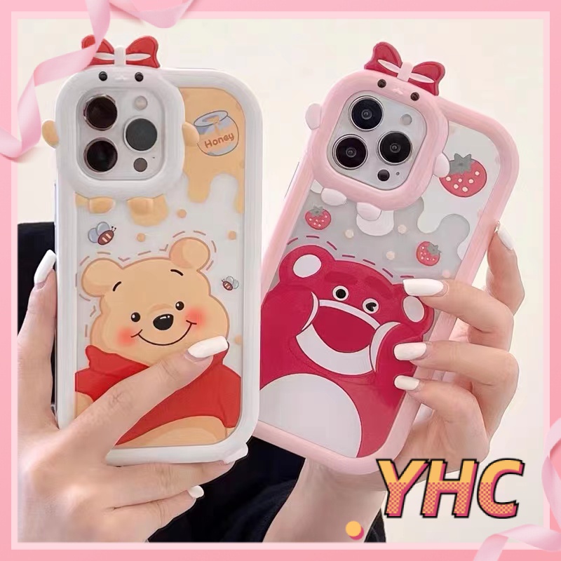 Ốp Điện Thoại Họa Tiết Hoạt Hình Gấu Pooh / Quái Vật Cho iPhone 14 12 11 pro XS Max XR X 6 6s 7 8 plus-5026