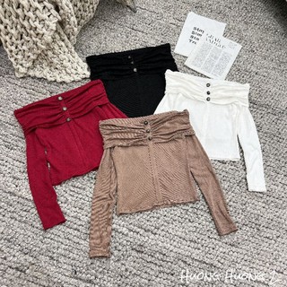 Áo trễ vai dài tay QC