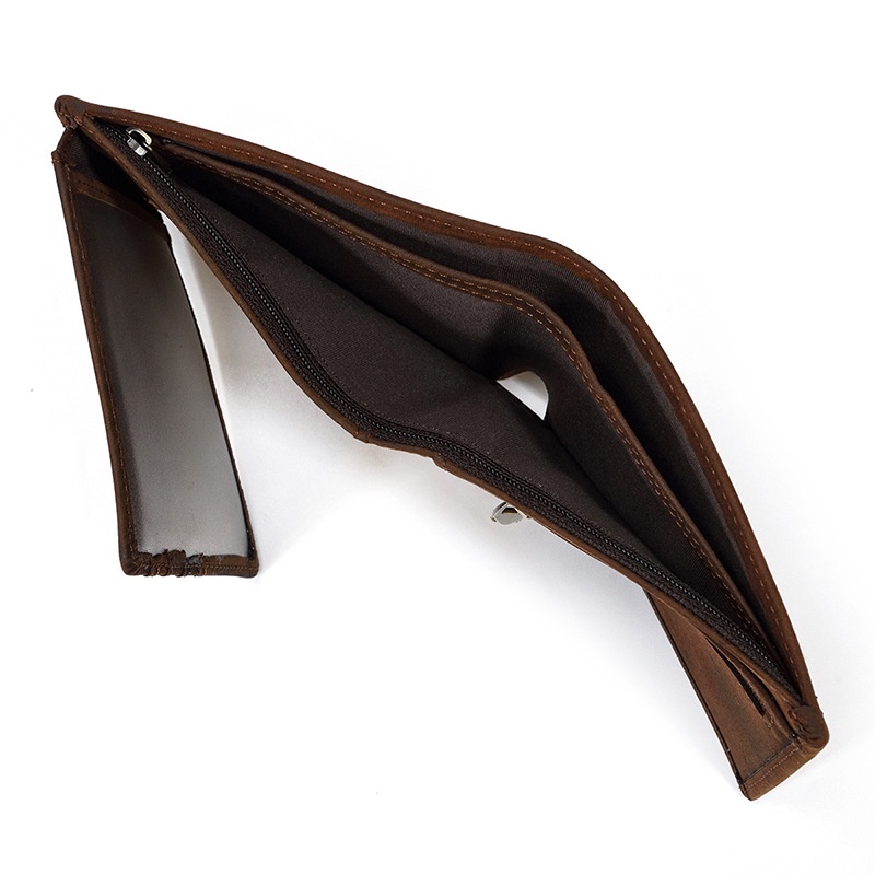 Ví da nam da bò thật Louie Store V6004 size 12*9.5