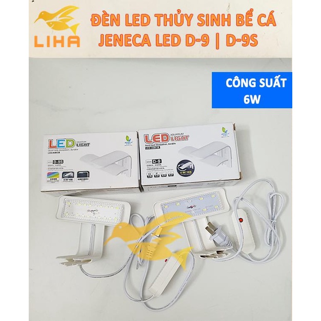 Đèn Led Jeneca D3 D5 D7 D9 D9S D11 D13 Xoay 90 Độ - Đèn Led Kẹp Thủy Sinh, Bể Cá