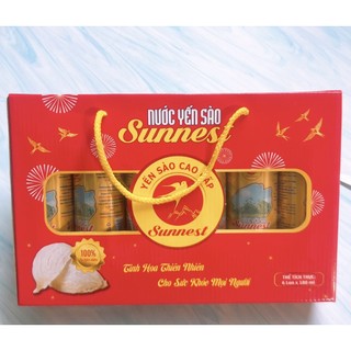 Yến Sunnest Lon (hộp 6 lon x 180ml)
