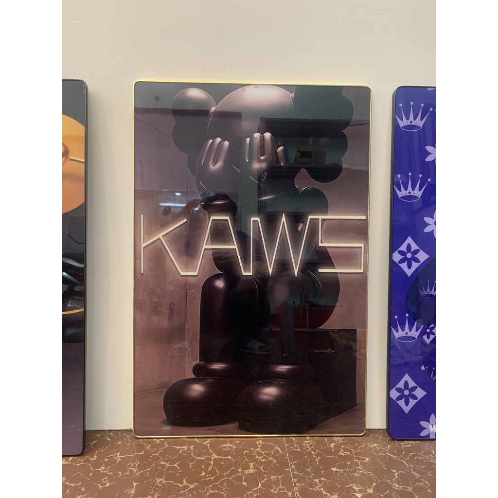 G1 Tranh Treo Tường Gấu Kaws Toy/ Phi Hành Gia Decor Phòng Khách/ Phòng Ngủ/ Game Gaming/ Cửa Hàng Quần Áo.