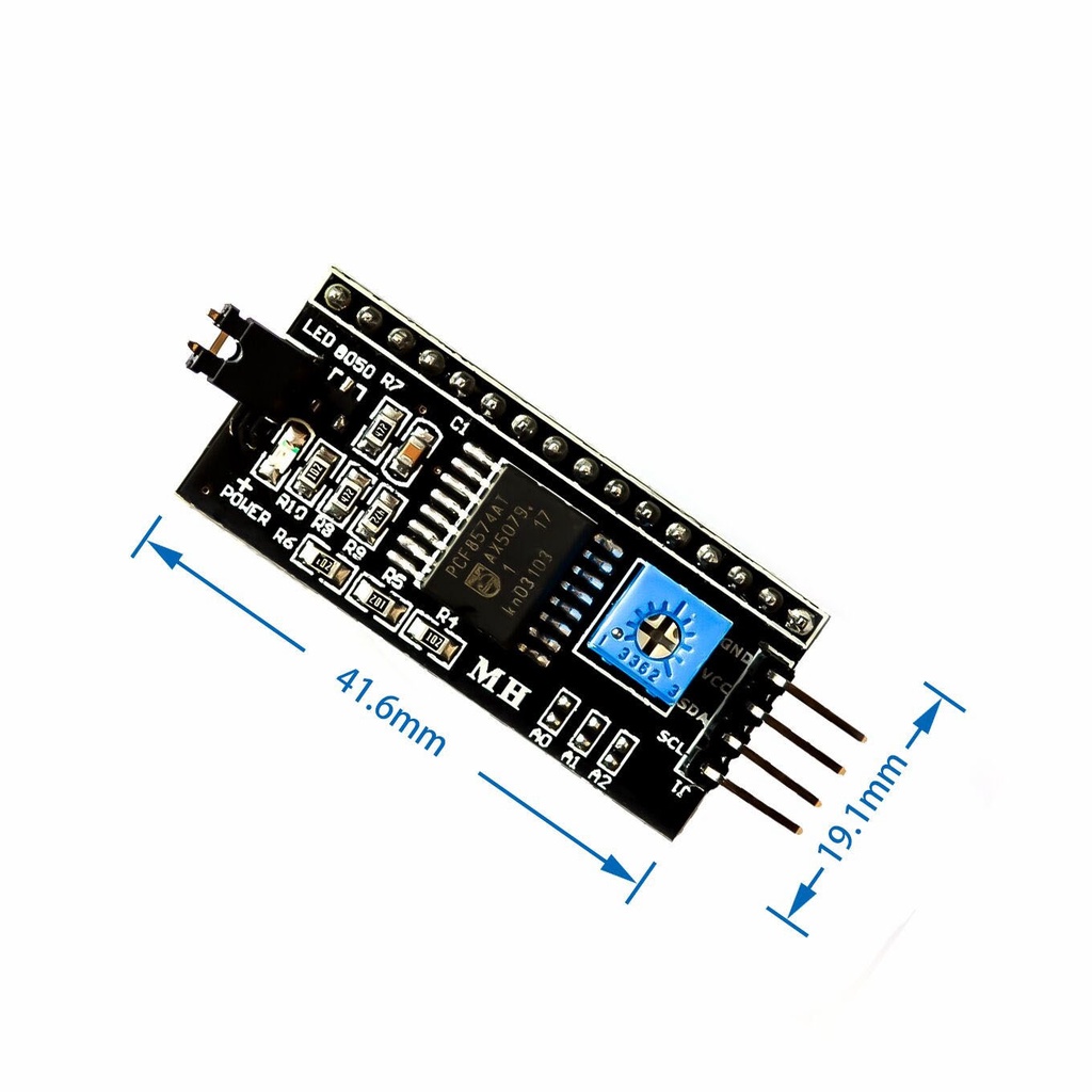Màn Hình LCD 1602 5V + Mạch Chuyển Đổi I2C - LCD 1602 Xanh Lá/Xanh Dương