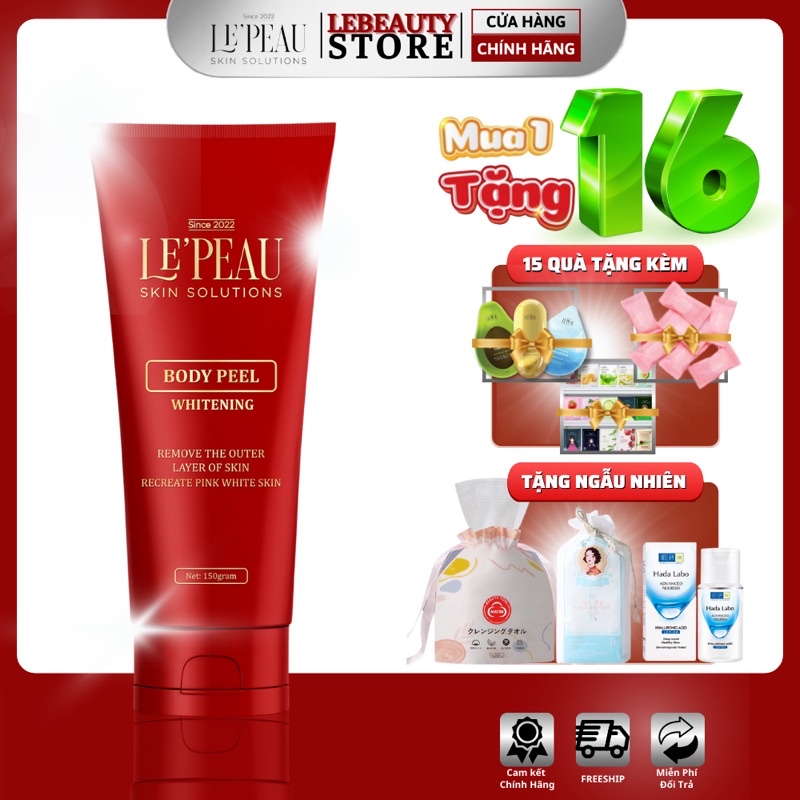 Peel nách retinol, peel body trắng da mờ thâm, dưỡng trắng - 7 ngày -   - Mua 1 Được 16