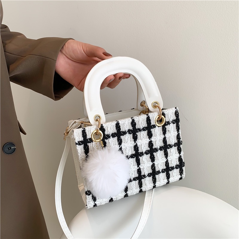 Túi Đeo Chéo Chất Liệu Len Thời Trang Mùa Thu Cho Nữ