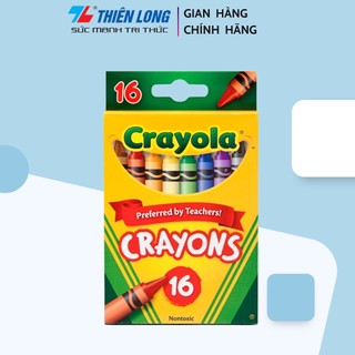 Bộ bút sáp 16 màu crayola 523016