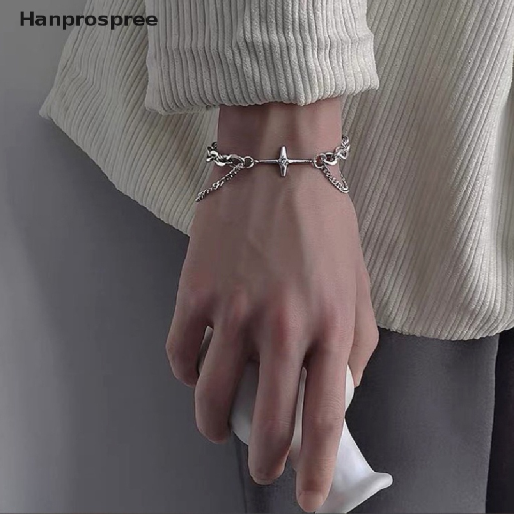 Hanprospree > Vòng Đeo Tay Ngôi Sao Sáu Cánh Thời Trang Phong Cách Hip Hop Cho Nữ Tuổi Teen 2022