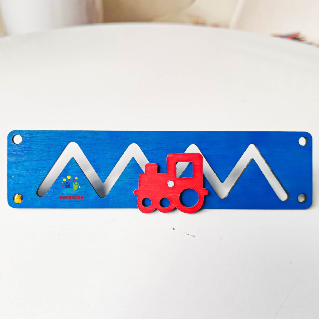 Phụ Kiện Làm Đồ Chơi Bảng Bận Rộn Busy Board Cho Con Tại Nhà Bằng Gỗ