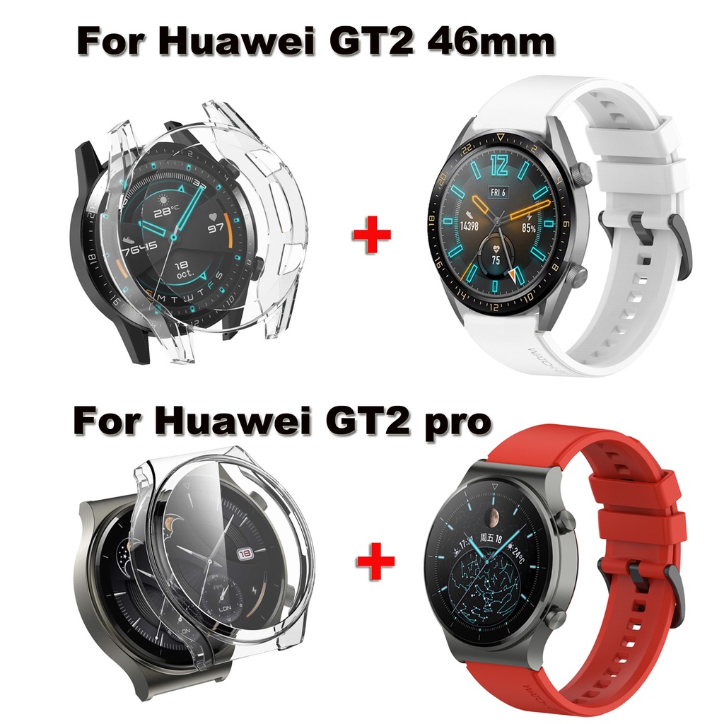 Dây Đeo Thay Thế Bằng Silicone Cho Đồng Hồ Huawei Watch GT 2 Pro / GT 2 46mm Ốp