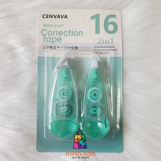 XÓA KÉO CENVAVA MINI 0427 (2 IN 1, 1 XÓA KÉO + 1 RUỘT THAY THẾ)