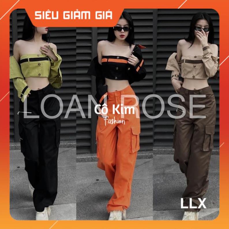 Set bộ kaki 3 món phối màu siêu đỉnh hot trend