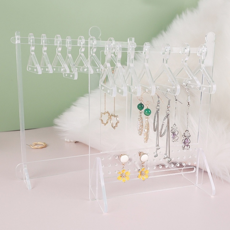 Giá Treo Trưng Bày Trang Sức Khuyên Tai / Nhẫn Bằng Acrylic Thời Trang