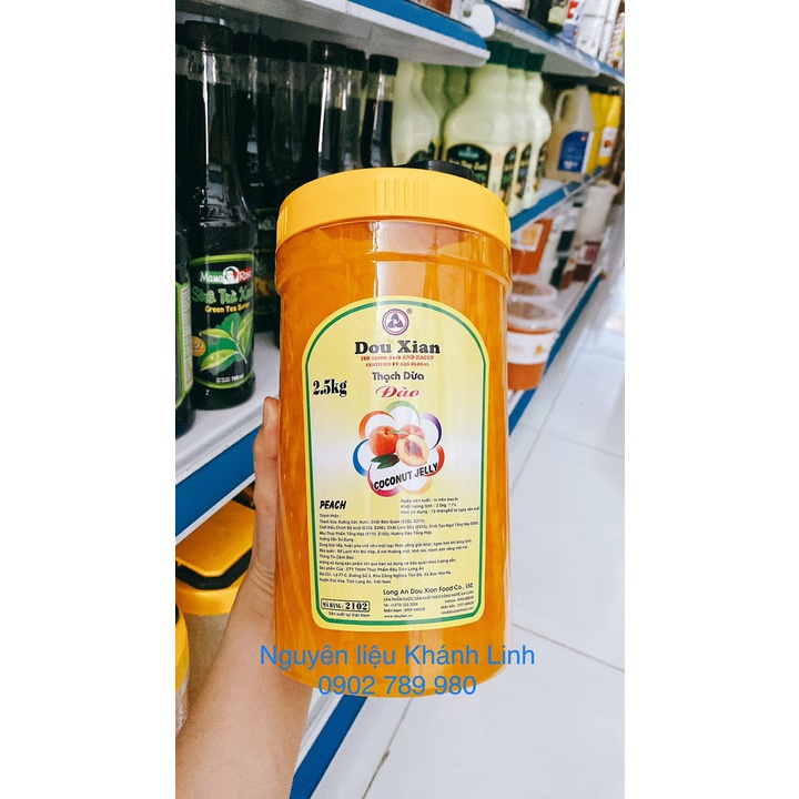Thạch dừa đào Douxian 2.5kg