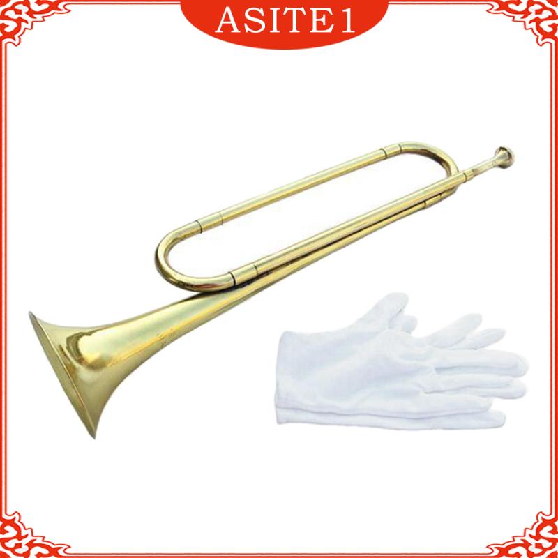 Bb Bugle Bằng Đồng Thau Màu Vàng 47cm Cho Người Mới Bắt Đầu