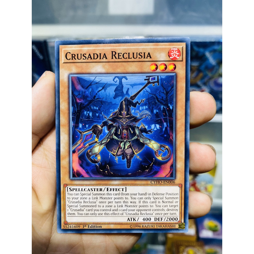 Thẻ bài YugiOh! Mã CYHO-EN006 - Crusadia Reclusia - Common - 1st Edition