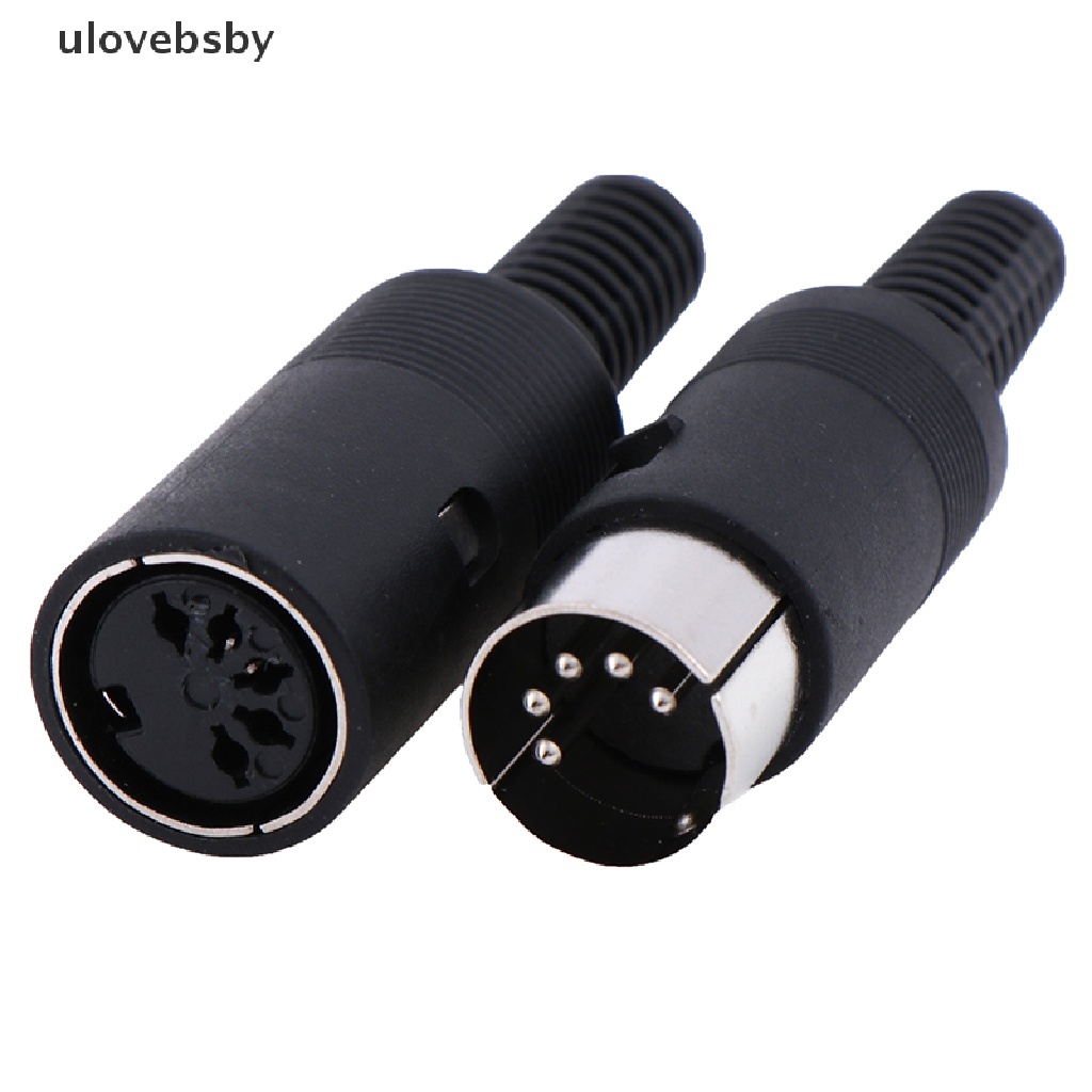 Ulovebsby din plug socket connector 3/4/5/6/7/8 pin male / female chassis cable mount vn