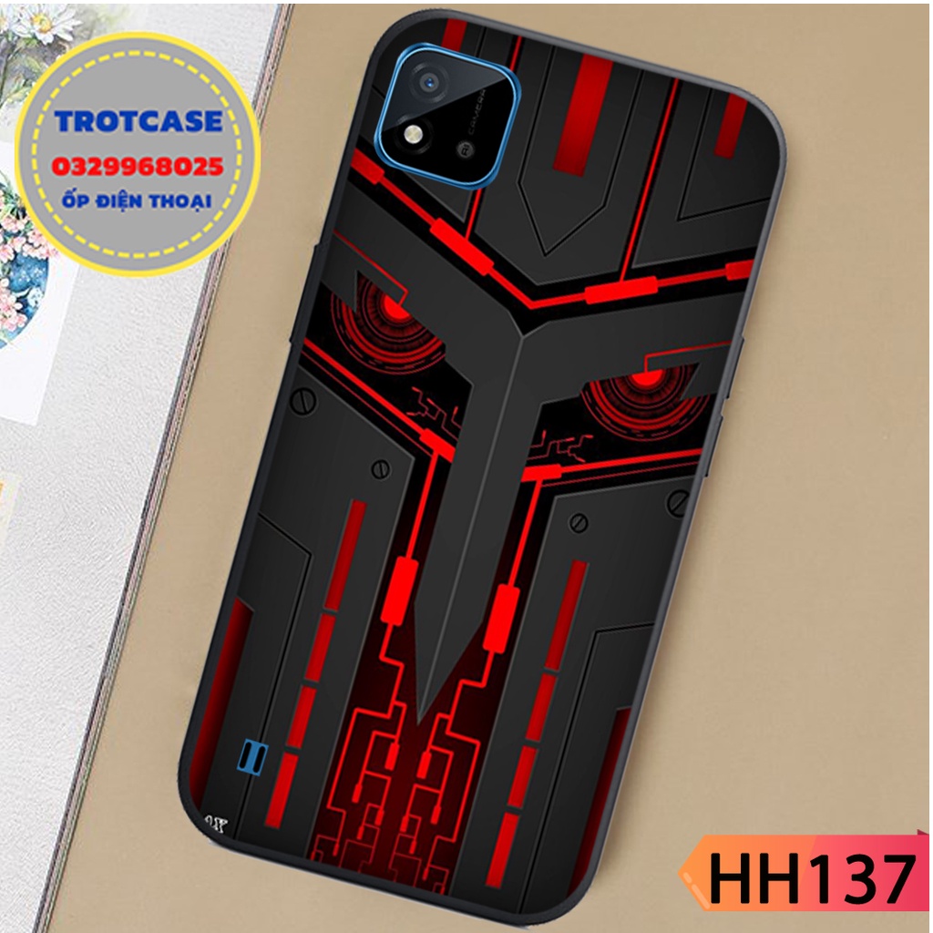 Ốp lưng điện thoại Oppo Realme C11 - C12 - C15 - C20 - in hình nhiều màu vân kẻ và chữ V siêu đẹp