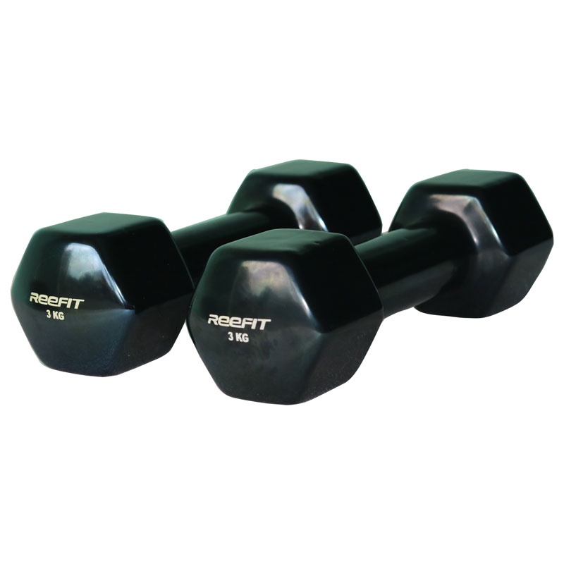 Bộ 2 tạ tay cao su 3kg Reefit