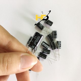 Tụ hóa 1000uf 16v, tụ hóa phân cực loại tốt